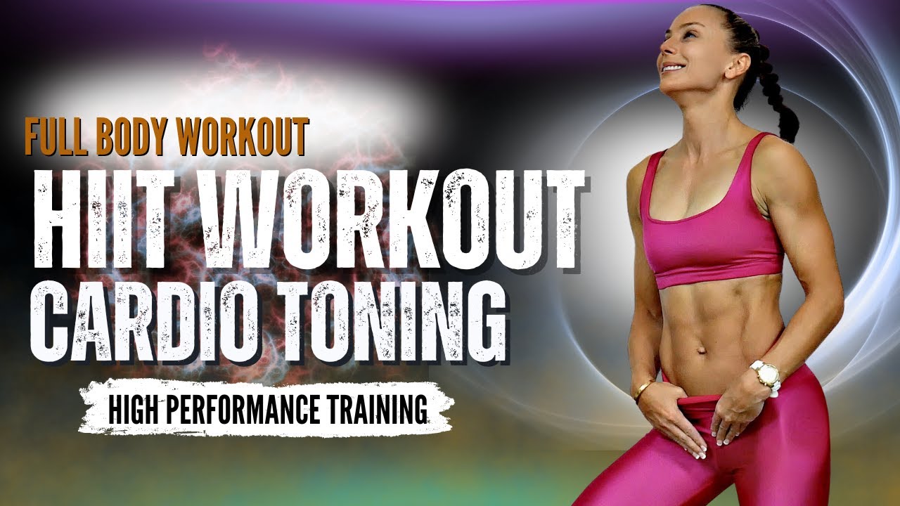 60-минутная высокоинтенсивная интервальная тренировка с легкими гантелями | Тонизирование всего т...