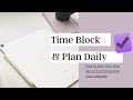 How to Block and Plan Time Using OmniFocus | task batching, blocking, daily planning