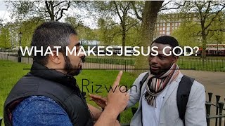 Video: What makes Jesus God? - Rizwan vs Christian