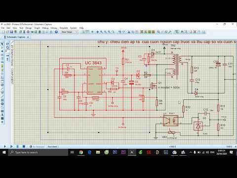 Video phần 1, lý thuyết UC3843 làm nguồn xung nghịch chơi. - youtube