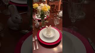 Easter Table Decor
