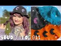 studio vlog 011: making bucket hats + supplies haul🌙💜