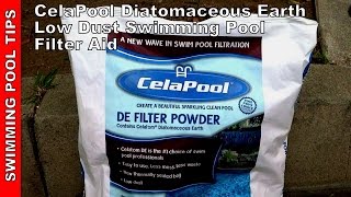 CelaPool Low Dust Swimming Pool DE Filter Media Waterproof Bag 3 Pack 