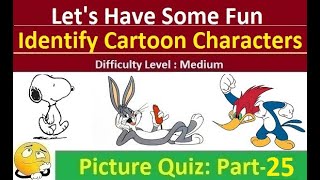 Guess the Cartoon Characters-2 : MCQ Picture Quiz with answers (Part-25)