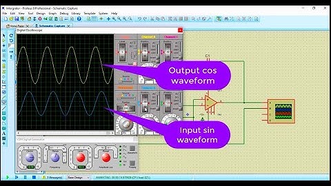 how to simulate integrator amplifier  in Proteus tutorial
