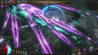 POE 3.27 - Keepers of the Flame - Elementalist Poison Impending Doom - 36m DPS DOT cap - Bosses