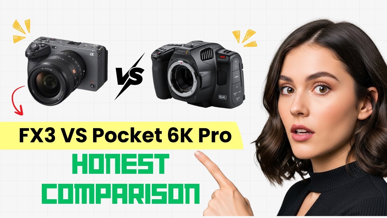 Sony FX3 Vs Blackmagic Pocket 6K Pro - Honest Comparison (Updated)
