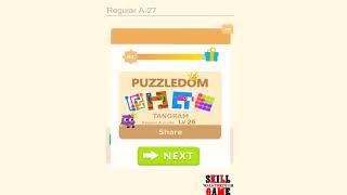 Puzzledom - Tangram - Regular A Level 1 - 50 - Walkthrough screenshot 5