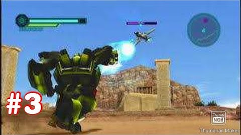 Transformers Prime - The Game Wii gameplay walkthrough chapter 3 - Deserted