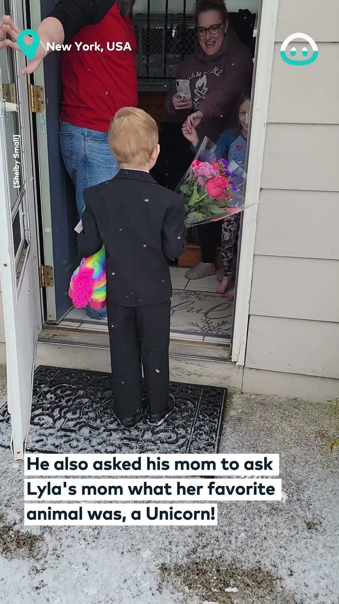 Adorable 5-Year-Old's Valentine Surprise || ViralHog