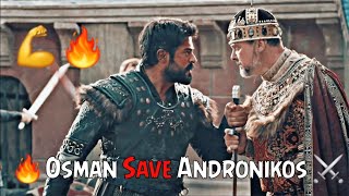 🔥Osman Save Andronikos ⚔️|| 👊Osman Fight Scene 💪||🏹 Osman Attitude Entry 😎|| It's Adnan 🎯 Resimi