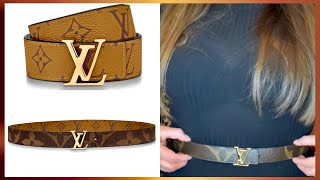 Louis Vuitton reverse monogram Iconic 30mm reversable belt