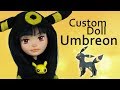 Custom Doll Repaint! Umbreon Anime Schoolgirl for Rosy_dream_dolls – Pokemon Swap!