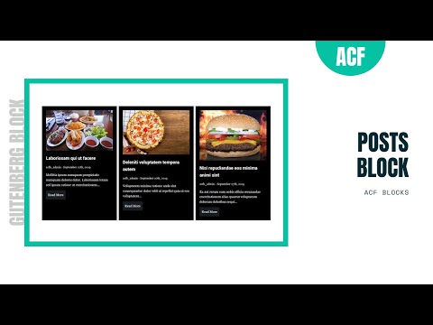 Gutenberg Posts Block | ACF Blocks