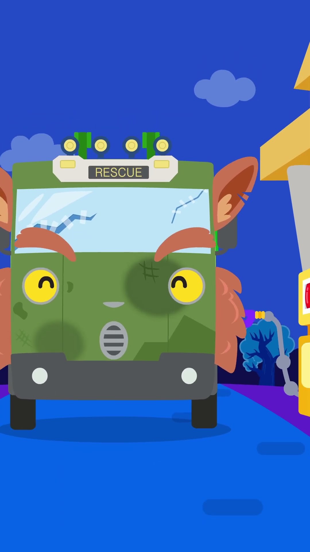 Zombie Truck's Gas Station #TayotheLittleBus #Shorts