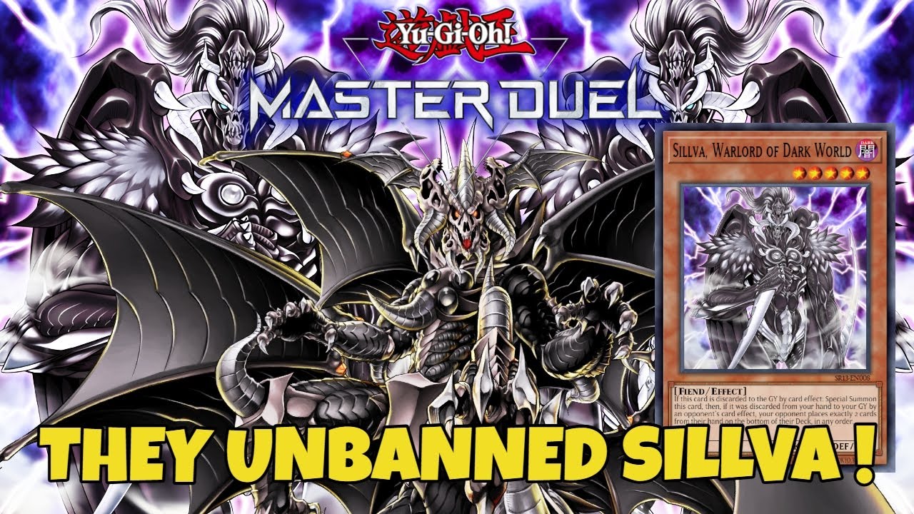 DARK WORLD DECK WITH SILLVA IS WHOLE ANOTHER LEVEL CANCER DECK EVER EXIST!  Yu-Gi-Oh! Master Duel
