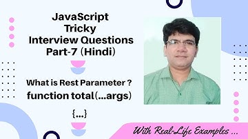 rest parameters | rest parameter | rest parameters in es6