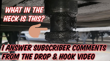 Answers to questions and comments about the drop and hook video