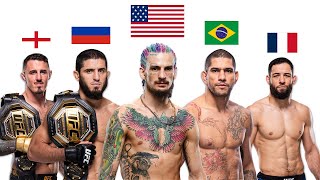Ranking The Top 15 Best MMA Fighters Out Of Each Country