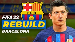 YENİ KAPTAN LEWANDOWSKİ! // FIFA 22 BARCELONA REBUILD // KARİYER MODU