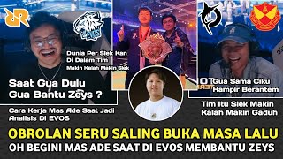 MAS ADE & MOON SALING BUKA MASA LALU SAAT KERJA DI TIM MPL DAN BAHAS DUNIA PERSLEKAN DIDALAM TEAM 