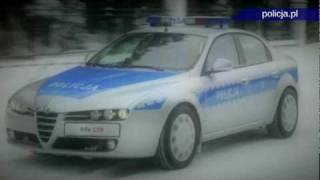 Polska Policja - Nowe alfy romeo w policyjnych barwach Alfa Romeo 159 Policja