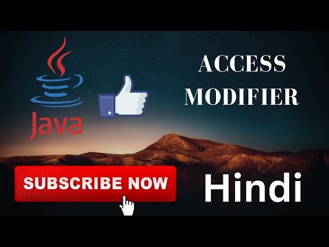 Access Modifiers in Java in Hindi || types of access modifier || like || share || subscribe