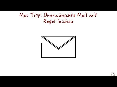 Unerwünschte Mail mit Regel löschen Mac Tipp