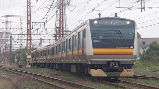 【東海道貨物線ハンドル訓練】JR東日本 E233系8000番台都ナハN35編成 試9383M 試運転 八丁畷〜川崎新町間通過！[2024.04.22(月)]