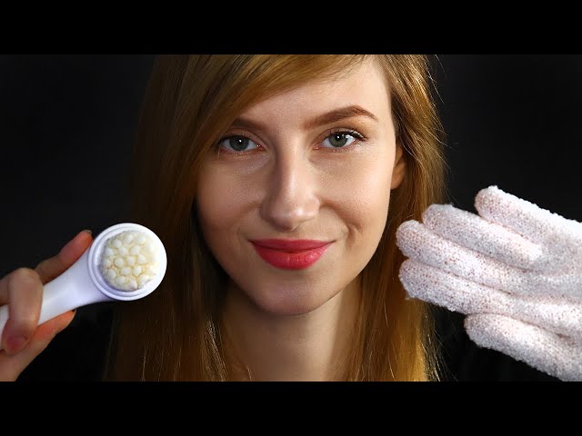 ASMR Realistic SPA Facial ❤️ (/w layered sounds)