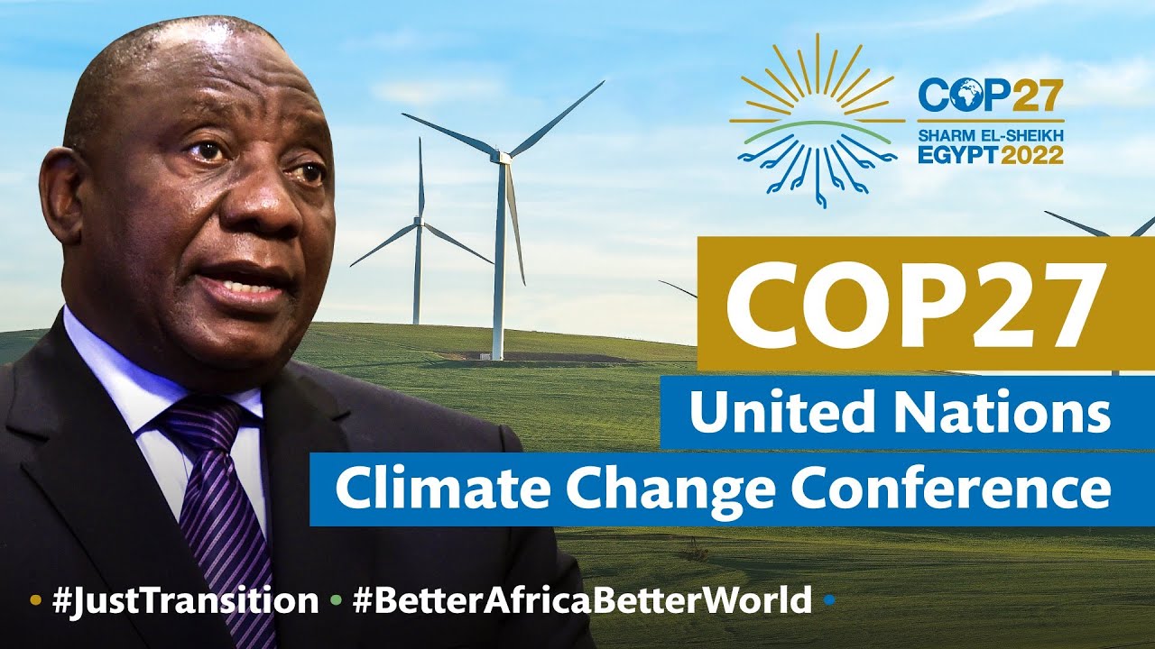 President Ramaphosa hosts a Press Conference at Sharm El-Sheikh Climate Implementation Summit