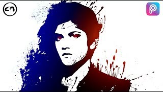 Picsart Editing || Ink Splatter Manipulation || Creative Art
