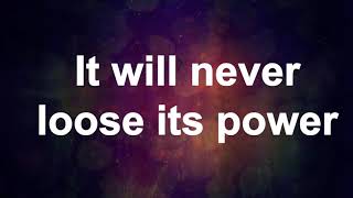 Cece Winans The blood will never loose its power, because He lives (Lyric Video)