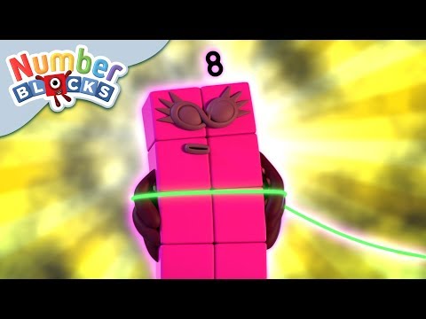 Numberblocks - Radioactive Eight! | Learn To Count