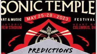 Sonic Temple 2023 Headliners and Bands Predictions!