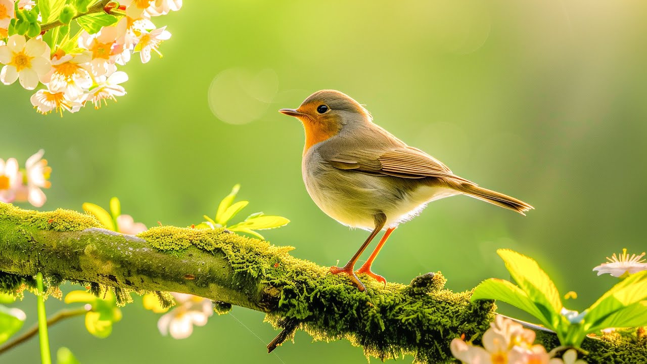 Gentle Piano and Calm Bird Sounds 🎶 Focus Music for Work, Study, Concentration and Stress Relief 🌿