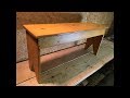 Episode 29 - Farmhouse Mud Room Bench Build without Metal Fasteners Episode 29 - Farmhouse Mud Room Bench Build without Metal Fasteners