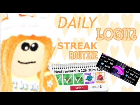 ??MY ROBLOX daily login routine ??