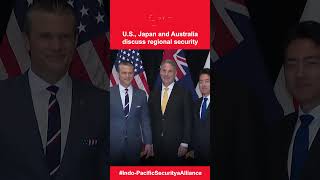 U.S., Japan & Australia Hold Trilateral Talks at Shangri-La Dialogue at Singapore | DWS News | AC1I