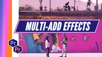 Add Effects To Multiple Clips At Once | Adobe Premiere Pro Tutorial | Edit With Andy