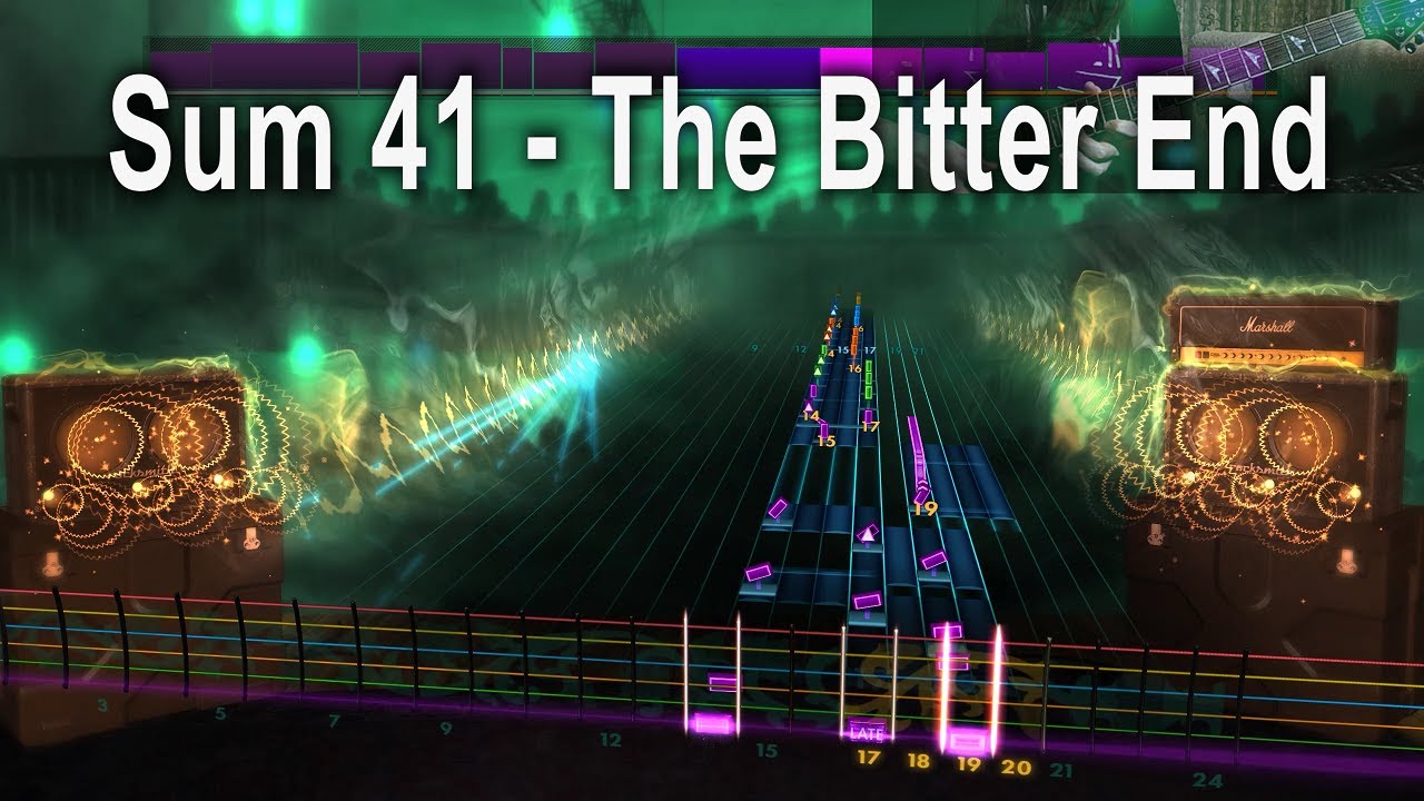Sum 41 The Bitter End Rocksmith Lead 1440p YouTube