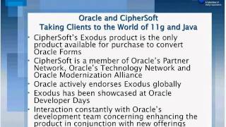 Converting Oracle Forms to 11g Middleware Technology