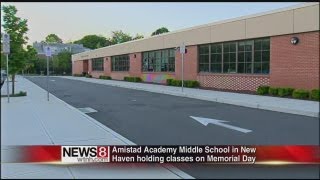 It's a school day for some in New Haven