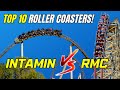 Intamin vs rmc  the top 10 best roller coasters  bold predictions