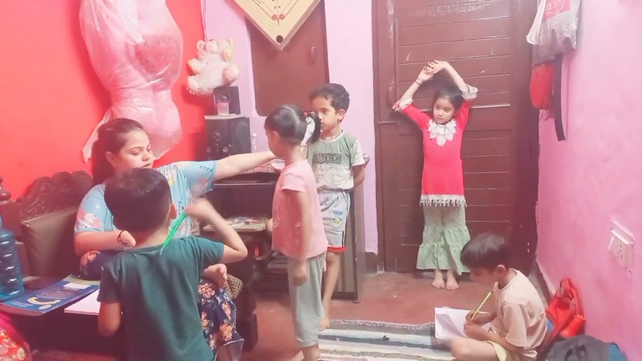 Aj sab ko mili punishment👈😊#tutionvlog #sapoot #viralvideo #teaching #dailyvlog