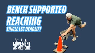 Bench Supported Cross Reaching Single Leg Deadlift
Bench Supported Cross Reaching Single Leg Deadlift Bench Supported Cross Reaching Single Leg Deadlift