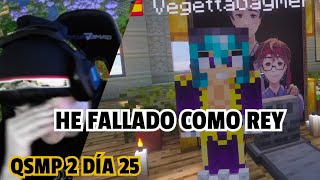 VEGETTA deja el TRONO, NUEVO REY - ROIER SE ENOJA - QSMP 2 DÍA 25