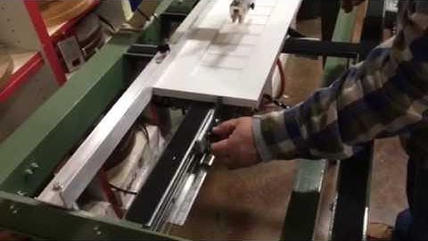 Drawer front drilling machine pt2