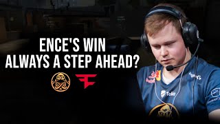 How did ENCE outplay FaZe on Overpass?