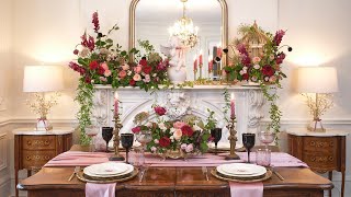 Opulent Baroque Valentine’s Day: A Romantic Floral Study at the 1895 Victorian Estate